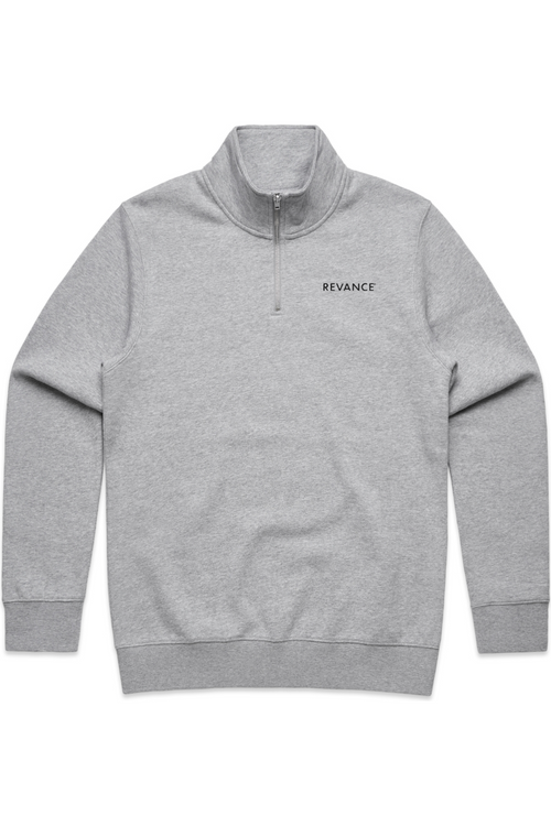 AS Colour Stencil Half Zip Crew