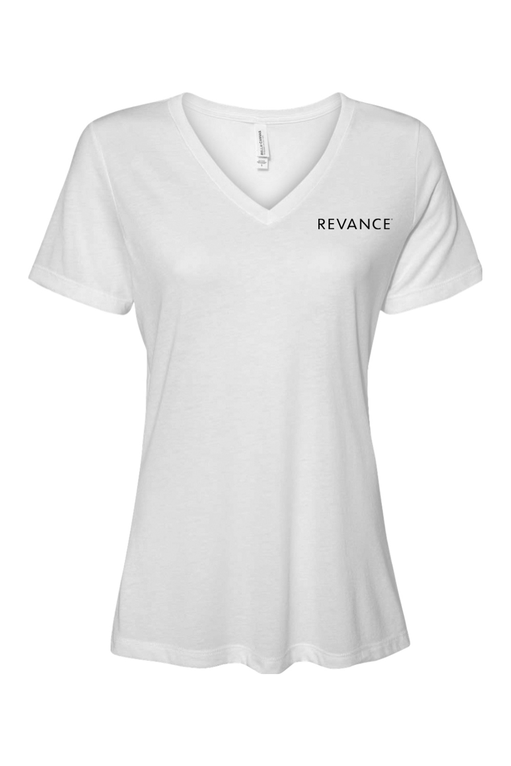Bella + Canvas Women’s Relaxed Jersey Short Sleeve V-Neck T-Shirt