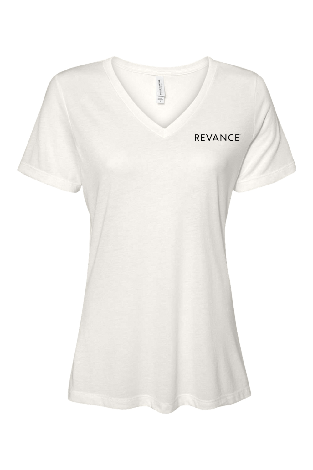 Bella + Canvas Women’s Relaxed Jersey Short Sleeve V-Neck T-Shirt